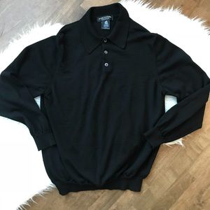 Marco Fiori Sweaters - Marco Fiori black wool polo style long sweater Marco Fiori Sweaters - Marco Fiori black wool polo style long sweater